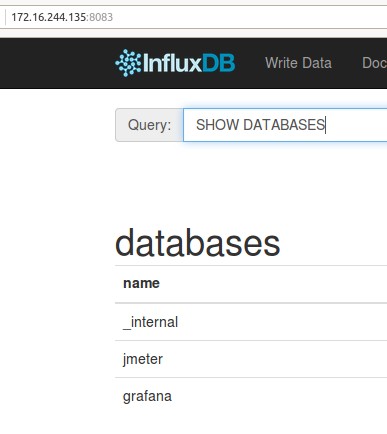 influxdb-running